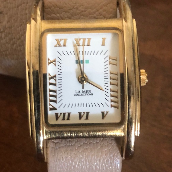 LaMer Collection wrap watch rectangle face,works! - Picture 2 of 4